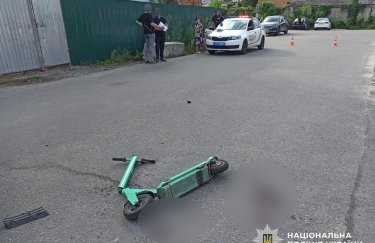 Фото: Нацполіція ДТП з самокатом